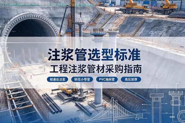 南澳注浆管选型标准