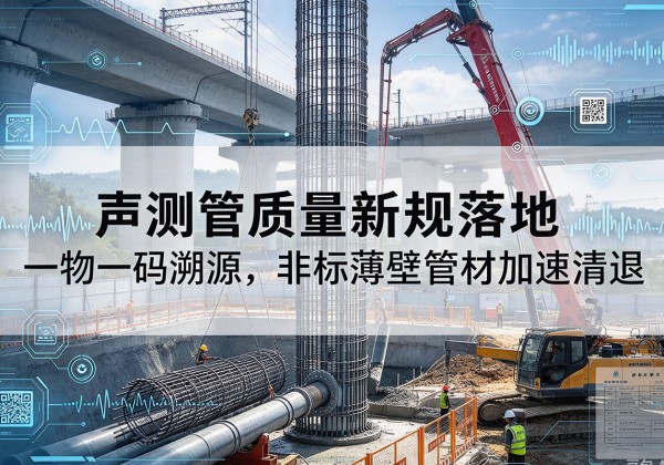 南澳声测管质量新规落地，一物一码溯源，非标薄壁管材加速清退
