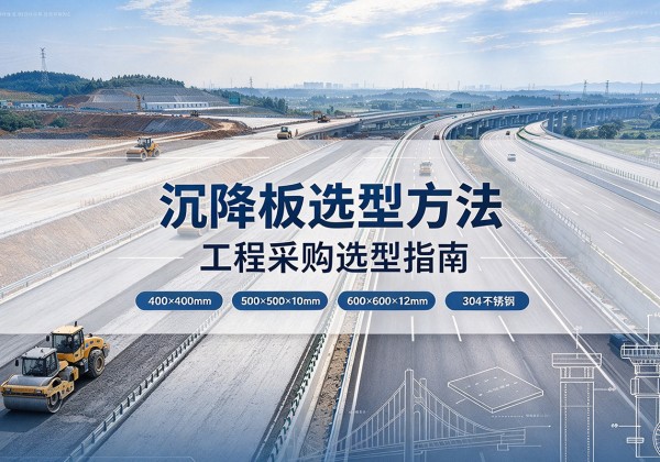 南澳沉降板选择方法